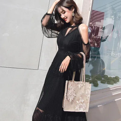 NUOVA borsa da donna in pizzo, borsa da spiaggia estiva, matrimonio, damigella, borsa da donna, borsa da donna, borsa a tracolla da donna, borsa shopping