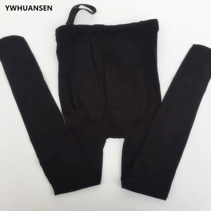 Collant Velevt primavera autunno per le donne incinte Collant premaman a vita alta regolabile Calzino di supporto per la pancia a forma di U