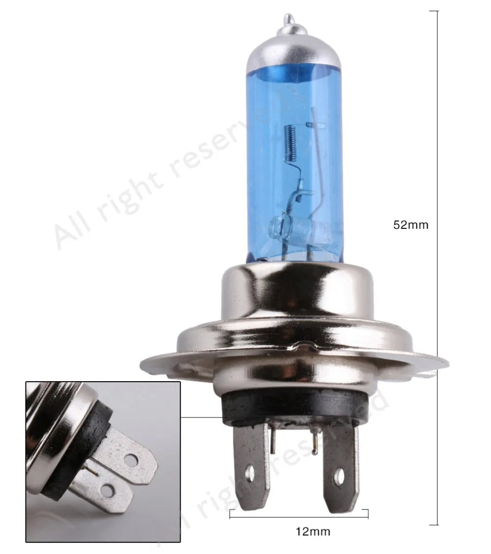 1 pz H7 100 W 12 V 55 W Super Luminoso Bianco Fendinebbia Lampadina Alogena Ad Alta Potenza Auto Fari Lampada Auto Sorgente luminosa parcheggio