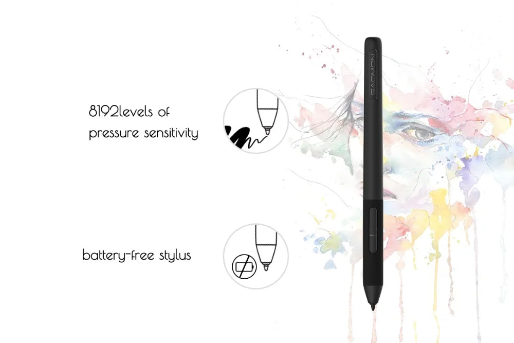 GAOMON S620 Tavoletta con penna digitale da 6,5x4 pollici per disegno Design Telefono Android Windows Mac OS Tavoletta grafica compatibile con sistema