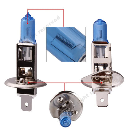 Lampadine alogene super luminose H1 H3 H4 H7 H11 9005 HB3 9006 HB4 55W 100W 12V 5000K Faro per auto Fendinebbia Lampada di guida Bianca