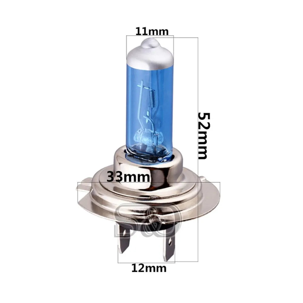 1 pz H7 100 W 12 V 55 W Super Luminoso Bianco Fendinebbia Lampadina Alogena Ad Alta Potenza Auto Fari Lampada Auto Sorgente luminosa parcheggio