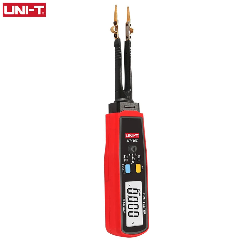 UNI-T UT116A UT116C SMD Tester 36V misuratore di tensione resistenza capacità Zener diodo continuità Tester batteria