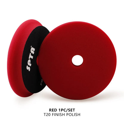 (Vendita singola) SPTA 5"(125mm)/6"(150mm) Pollici Spugna per lucidatura con bordo smussato piatto per lucidatore per auto DA/RO/GA