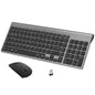 Tastiera e mouse tedeschi wireless QWERTZ combinati set di tasti a forbice compatto silenzioso ultra sottile 2.4G per PC portatile tv box
