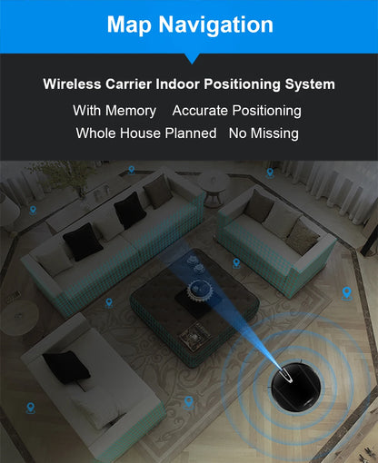 LIECTROUX V3S PRO Robot Aspirapolvere e Lavapavimenti, Mappatura Intelligente, App WiFi, 4KPa, Motore Senza Spazzole, Ideale per Peli di Animali, Tappeti, Pavimenti