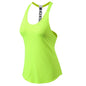 2024 Top da palestra Top sportivo da donna Lettera Camicie senza schienale Top da yoga senza maniche Fitness Corsa Canotta ad asciugatura rapida Crop Top