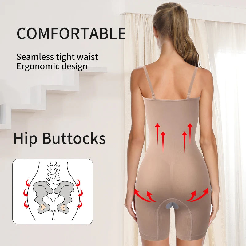 Shapewear modellante per donna per tutto il corpo, effetto tummy control, body vita trainer, cincher, corsetto addominale, gambe più snelle
