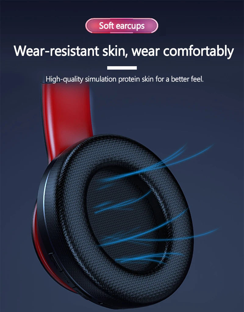 Lenovo HD200 Auricolari Bluetooth Over-ear Cuffie wireless pieghevoli per computer Cancellazione del rumore Cuffie da gioco stereo HIFI