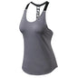 2024 Top da palestra Top sportivo da donna Lettera Camicie senza schienale Top da yoga senza maniche Fitness Corsa Canotta ad asciugatura rapida Crop Top