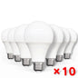 10pcs lampadine a LED E27 AC220V 240V lampadina potenza reale 20W 18W 15W 12W 9W 5W 3W Lampada soggiorno casa LED Bombilla