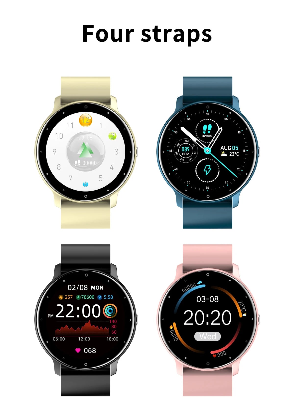 LIGE 2026 Smart Watch donna uomo donna regalo Sport Fitness uomo orologi cardiofrequenzimetro Smartwatch impermeabile per Android IOS