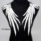Applique in Pizzo per Abiti, Accessori Decorativi per Costumi, Colletti Fai-da-Te, Bordi per Cucito, Bianco e Nero