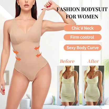 Intimo dimagrante Body da donna Body Shaper Vita Trainer Corsetto Shapewear Top con reggiseno imbottito Controllo della pancia Novità