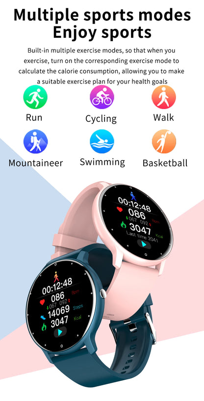 LIGE 2026 Smart Watch donna uomo donna regalo Sport Fitness uomo orologi cardiofrequenzimetro Smartwatch impermeabile per Android IOS