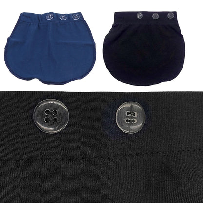 Cintura in maternità gravidanza cintura pantaloni elastici regolabili morbidi allungamento della vita estensori pulsante madre pantaloni larghi cintura