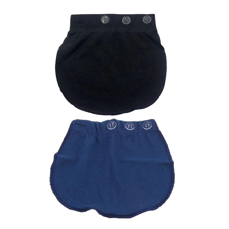 Cintura in maternità gravidanza cintura pantaloni elastici regolabili morbidi allungamento della vita estensori pulsante madre pantaloni larghi cintura