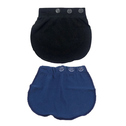 Cintura in maternità gravidanza cintura pantaloni elastici regolabili morbidi allungamento della vita estensori pulsante madre pantaloni larghi cintura