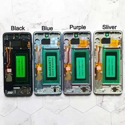 Qualità OEM AMOLED per SAMSUNG Galaxy S8 Schermo curvo G950 G950F Display LCD Touch Screen Digitizer Assembly Sostituzione riparazione