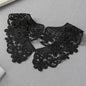 Applique in Pizzo per Abiti, Accessori Decorativi per Costumi, Colletti Fai-da-Te, Bordi per Cucito, Bianco e Nero