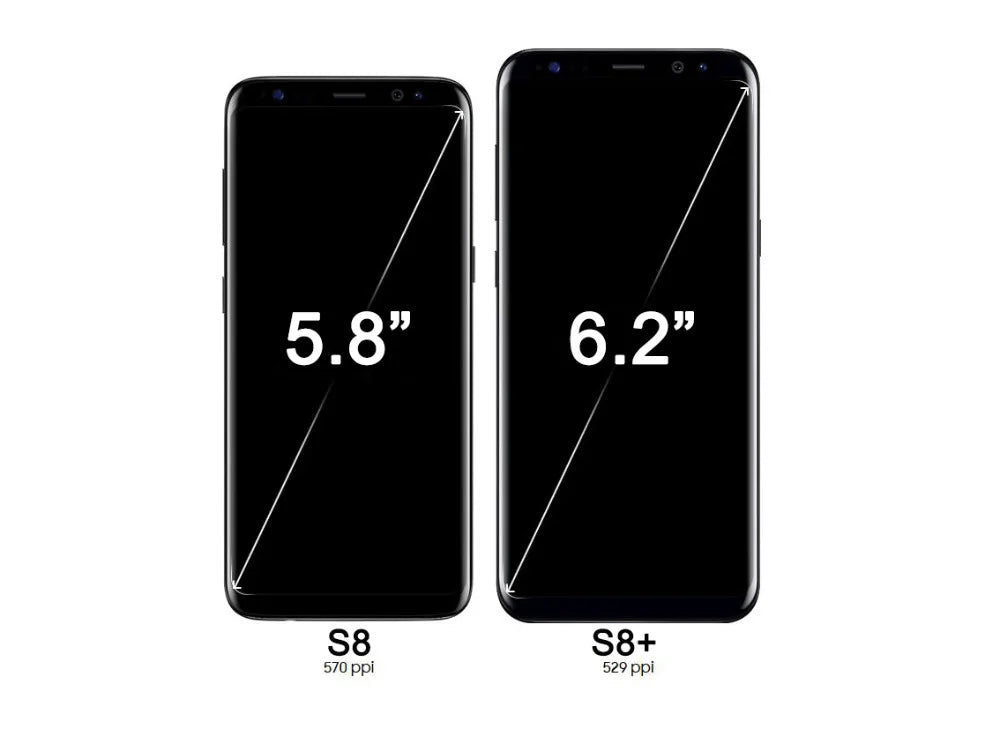 Qualità OEM AMOLED per SAMSUNG Galaxy S8 Schermo curvo G950 G950F Display LCD Touch Screen Digitizer Assembly Sostituzione riparazione