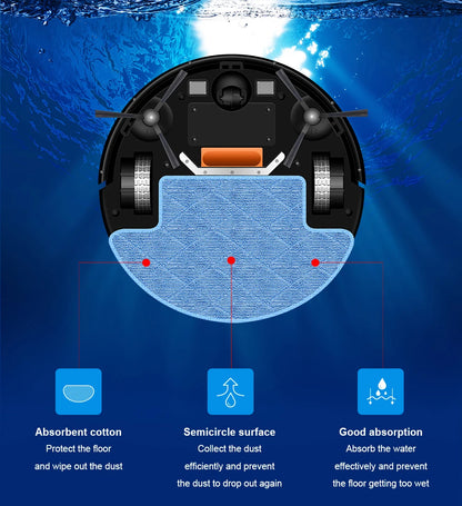 LIECTROUX V3S PRO Robot Aspirapolvere e Lavapavimenti, Mappatura Intelligente, App WiFi, 4KPa, Motore Senza Spazzole, Ideale per Peli di Animali, Tappeti, Pavimenti