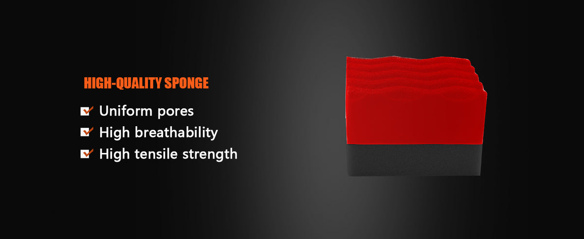 SPTA Wonder Wave Durafoam Spugna Applicatrice Sagomata Grande per Lucidatura Pneumatici e Lavaggio Auto