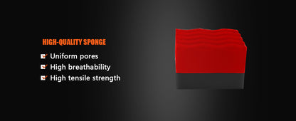 SPTA Wonder Wave Durafoam Spugna Applicatrice Sagomata Grande per Lucidatura Pneumatici e Lavaggio Auto