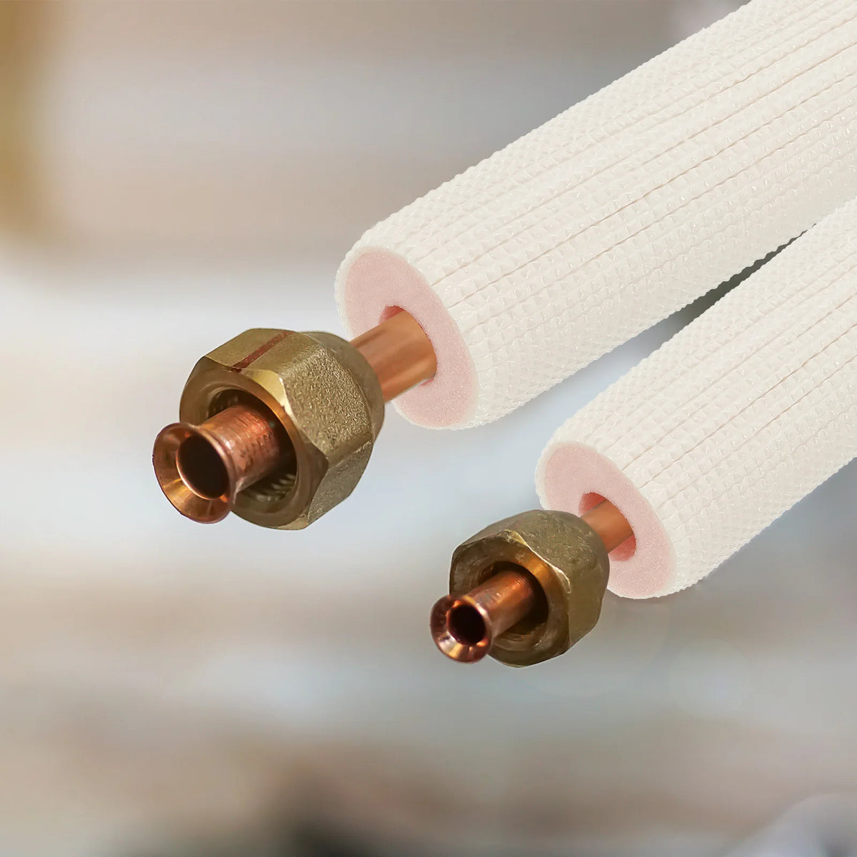 Tubo di schiuma isolante per tubi da 1/2/3 metri Tubo di schiuma per conservazione del calore Tubi per condizionatore d'aria Raccordi per mini set di linee di rame divise