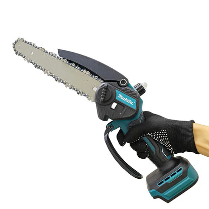 Motosega Makita Brushless da 8 Pollici con Sistema di Lubrificazione, Motosega Elettrica a Batteria per Utensili Elettrici Makita 18V