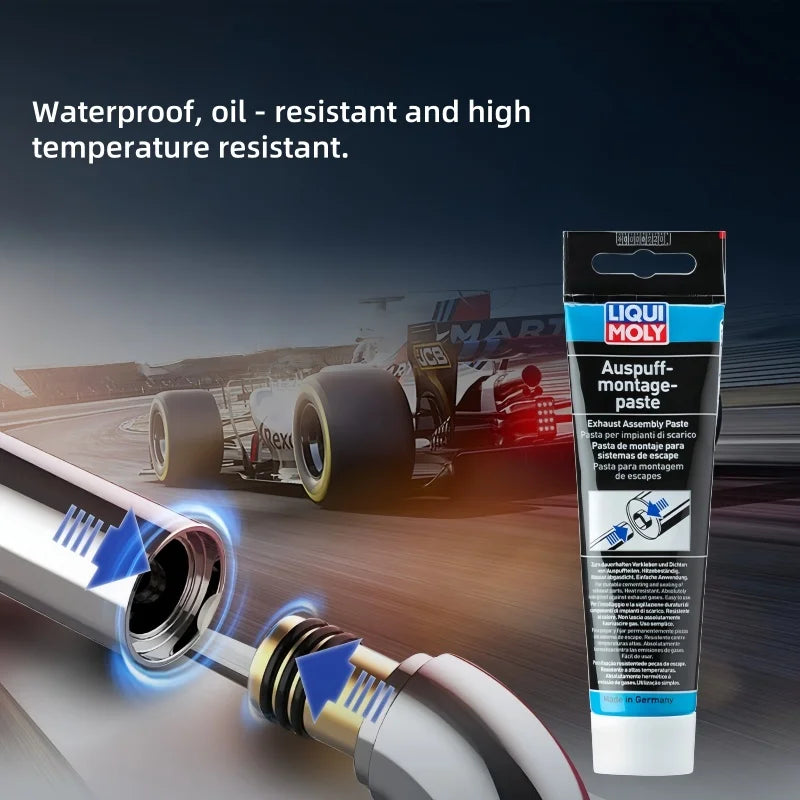 LIQUI MOLY 3340 3342 Pasta per riparazioni di scarico Pasta per montaggio di scarico Sigillante Sigillante Resistente al calore fino a 700 °