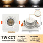 4-20 pezzi 3 CCT LED plafoniera 3000K 4000K 6500K pieghevole da incasso per la casa camera da letto bagno soggiorno illuminazione Lamparas Led