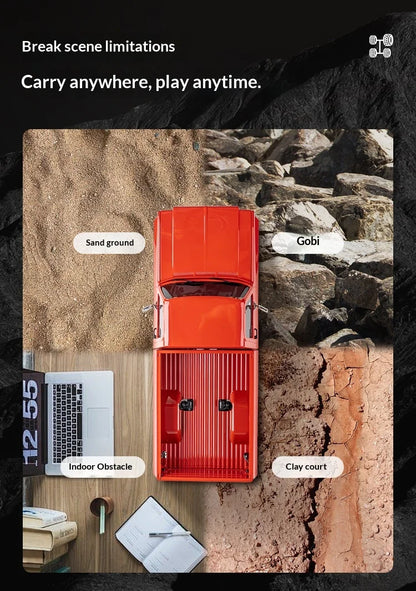 Modellino RC 1:18 di Pickup Truck Fms Fcx Chevrolet K10, Veicolo Elettrico Simulato per Fuoristrada, Giocattolo per Bambini, Regalo Disponibile