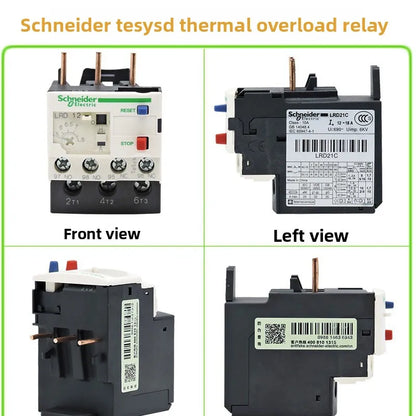Relè di sovraccarico termico Schneider Electric LRD35C LRD12C LRD01C con protezione da sovraccarico da 0,1A a 38A per apparecchiature elettriche