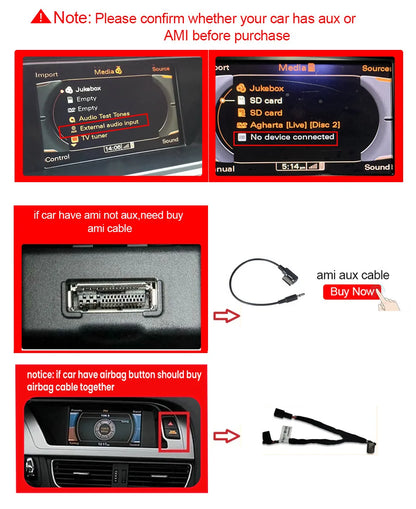 MEKEDE 8.8 "CarPlay Auto Android 14 Autoradio Radio Per Audi Q5 2010-2017 8 Core BT di Navigazione GPS DSP WIFI Lettori Multimediale