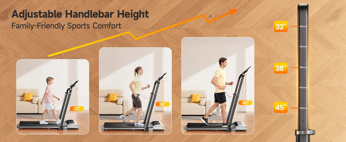 Toputure TP6 Walking Pad 12% Incline Treadmill 6 In 1 Walking Running 2.5HP Foldable Under Desk Treadmill With Adjustable Height Armrest LED Display Indoor Home Gym Exercise Office Treadmill 40dB Low noise Treadmill
