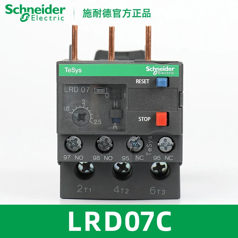 Relè Schneider Electric LRD01/3/5/6/7/8/10/12/14/16/21/22/32C, Relè di Sovraccarico Termico LAD7B106C