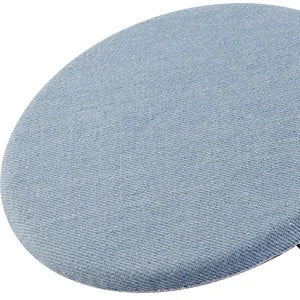 (Vendita singola) SPTA 5 pollici (125mm) Premium Denim Pad rimozione buccia d'arancia tampone per lucidatura auto per piastra di supporto lucidatrice per auto