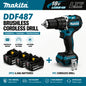 Trapano Avvitatore a Batteria Brushless Makita 18V LXT DDF487 10mm ad Alta Coppia + Batteria BL1860B BL1840 6.0Ah - Spedizione Veloce da Magazzino EU
