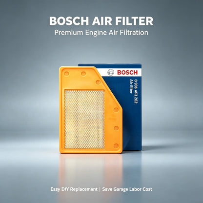 Filtro dell’aria per motore Bosch AF3202, compatibile con Chevrolet Malibu XL, Opel Insignia B, Buick LaCrosse e Cadillac XT4 [codice originale: 23430312].