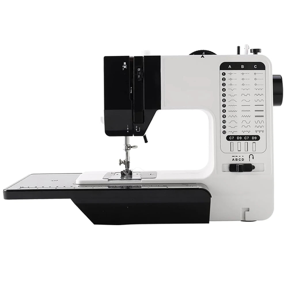Macchina da Cucire Podofo a 12 Punti con Pedale, Velocità Regolabile, Mini Macchina da Cucire Portatile Elettrica per Principianti e Bambini, Macchina da Cucire Mini con Pedale e Velocità Alta-Bassa