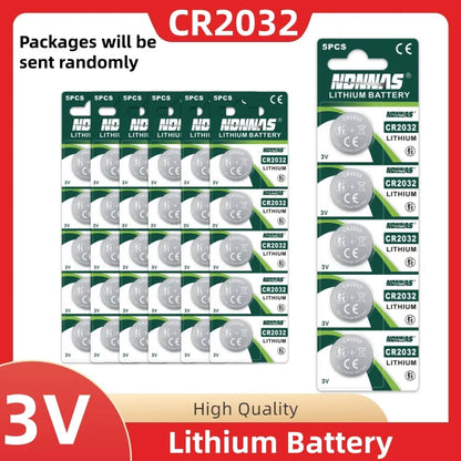 Batteria al litio CR2032 3V da 50-500 pezzi, batteria a bottone CR 2032 per orologi, giocattoli, calcolatrici, telecomandi auto, pile a bottone