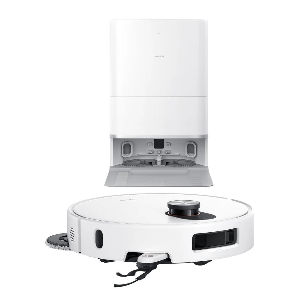 Versione Globale Xiaomi Robot Vacuum 5 Potenza Nominale 55W Capacità Nominale 4800mAh Controllo tramite APP Controllo Vocale Intelligente Aspirazione 20000Pa Aspirapolvere con Mop Estensibile e Spazzola Laterale Sistema di A