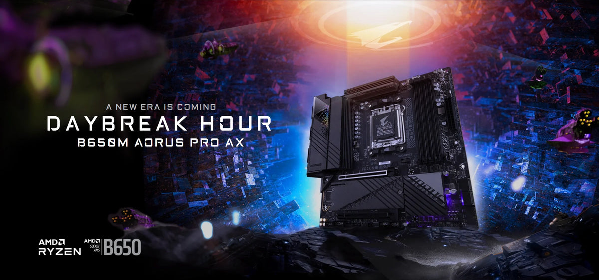 GIGABYTE B650M AORUS PRO AX Nuova Scheda Madre Micro-ATX AMD B650 DDR5 6600(OC) MHz M.2 USB3.2 192G Wi-Fi 6E Socket AM5