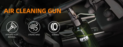 Pistola per la pulizia degli interni dell'auto SPTA Spray per rivestimento ad aria compressa con strumento multifunzione per bottiglie per i dettagli automatici
