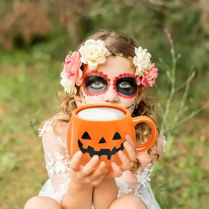 1pc 400ml Zucca di Halloween Tazza Decor Modello di Halloween Tazza di Ceramica Carino Zucca Tazza di Caffè di Compleanno Da Tavolo Drinkware Regali