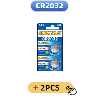 5-60 pezzi, batteria a bottone CR2032, batteria al litio 3V per orologi, giocattoli, calcolatrici, telecomandi per auto, batteria a forma di moneta.