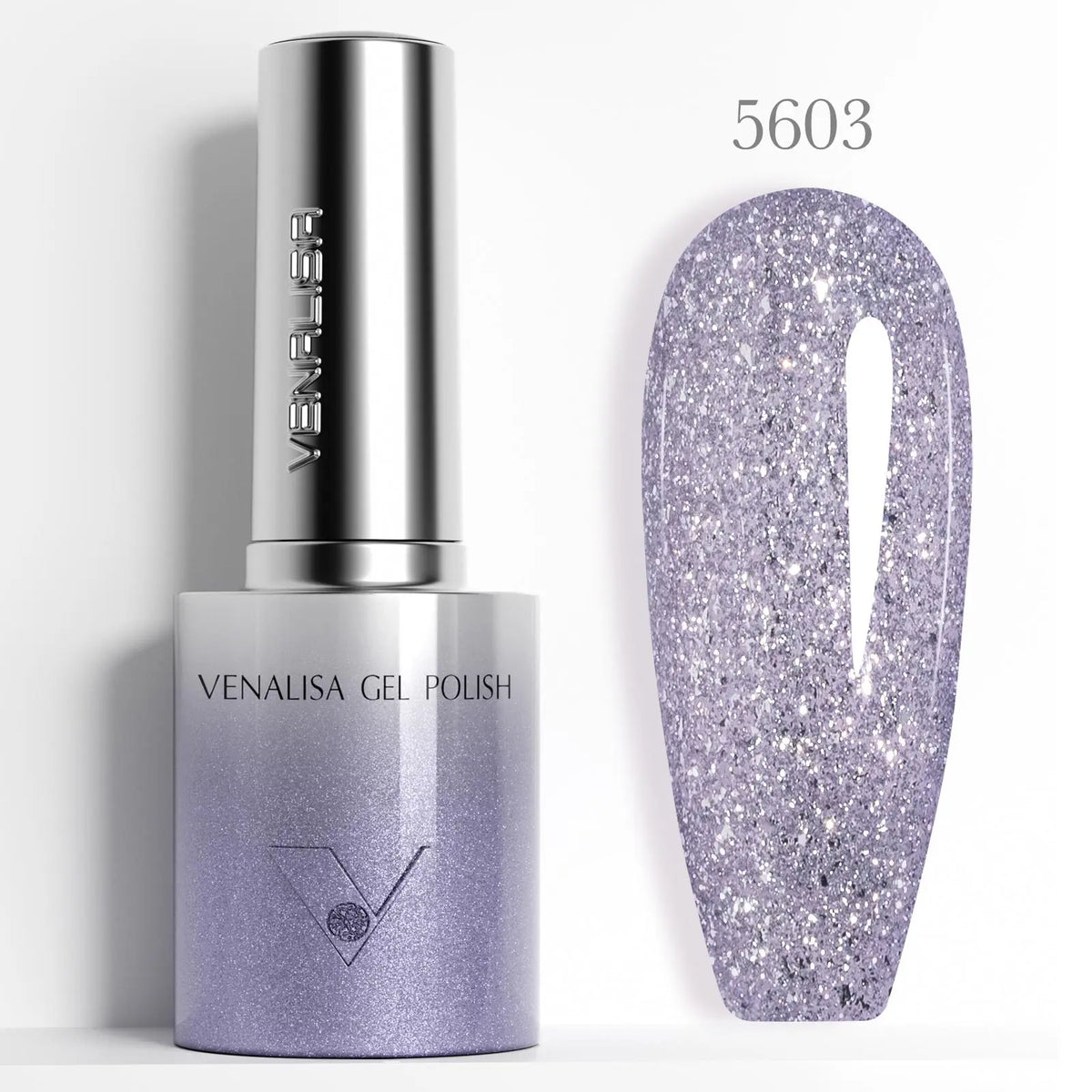 Venalisa 10ml Smalto Gel Effetto Occhio di Gatto Ultra Senza HEMA e TPO, Soak Off UV LED Lunga Durata, Brillante e Scintillante