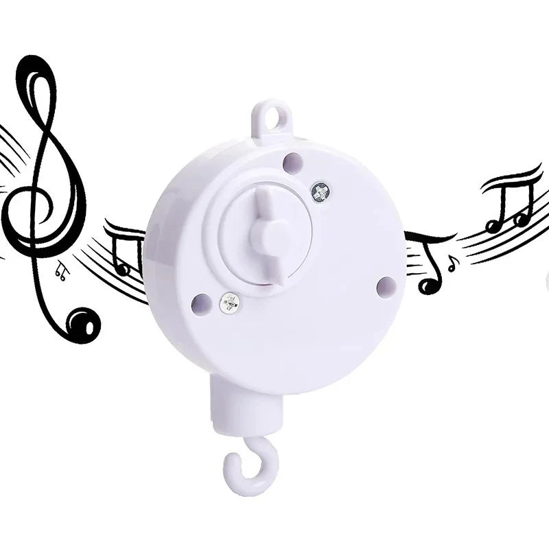 Carillon girevole per neonati Culla Imitazione Colore legno Appeso Sonaglio Bambino Lenitivo Giocattoli musicali 0-12 mesi Regalo per bambini