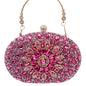 Diamond Crystal Women Make Up Cosmetic Evening Shoulder Messenger pochette borsa per telefono borsa dorata argentea rossa rosa nera